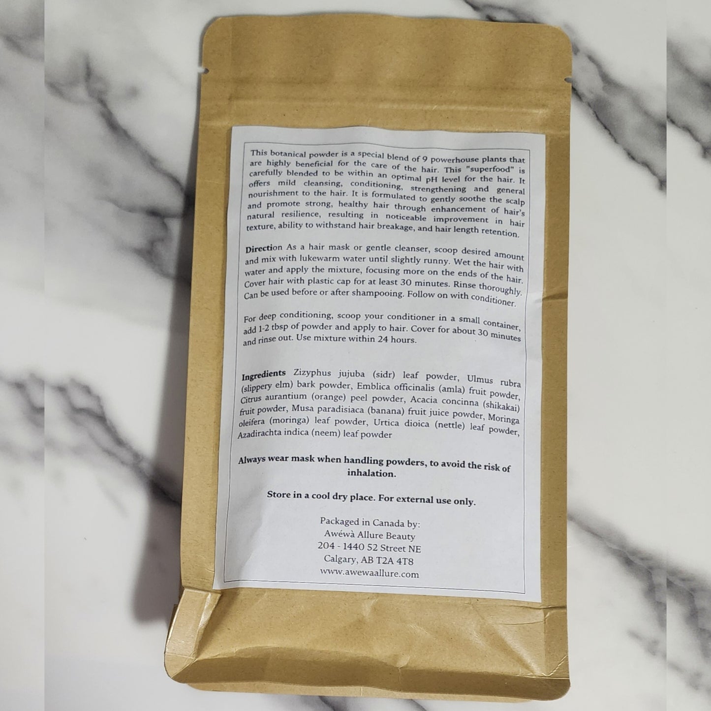 Hair Rejuvenating Botanical Powder