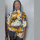 Boubou with side pull-up